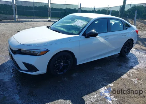 2022 Honda Civic Sport из США, поврежденный, VIN 2HGFE2F55NH586127